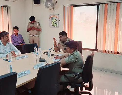 Meeting for the Traffic Management and security of companies & industrial units of Dahej Region